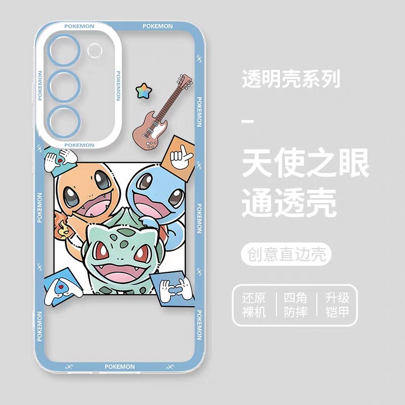 Japan Cartoon Pokemon Rock Band Party | 6 Styles - Phone Case Samsung Galaxy S26 S25 S24 S23 S22 S21 FE Ultra Edge