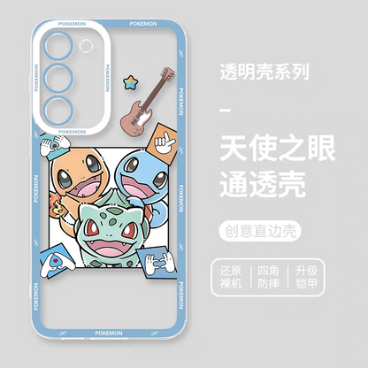 Japan Cartoon Pokemon Rock Band Party | 6 Styles - Phone Case Samsung Galaxy S26 S25 S24 S23 S22 S21 FE Ultra Edge