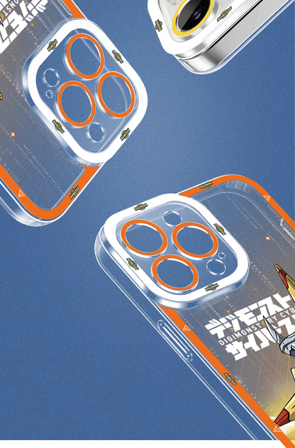 Japanese Cartoon Digimon Adventure Digital Monster Digimonstory Cybersleuth Version | Ulforce V-dramon - iPhone Case 7 8 PLUS SE2 XS XR X 11 12 13 14 15 16 16e 17 Pro Promax 12mini 13mini