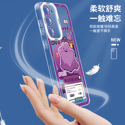 Japan Cartoon Pokemon | Ditto 8 Part1 Styles - Phone Case Samsung Galaxy S26 S25 S24 S23 S22 S21 FE Ultra Edge