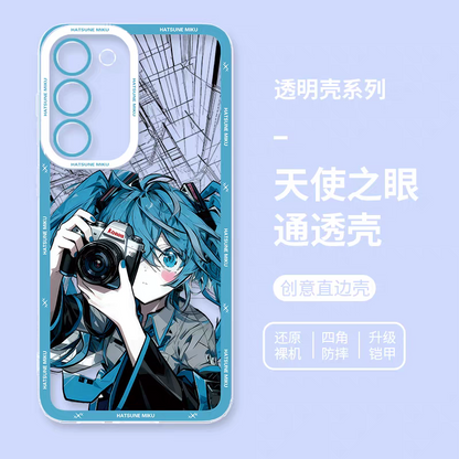 Japan Characters Miku Smile & Cute Version | 8 Styles - Phone Case Samsung Galaxy S26 S25 S24 S23 S22 S21 FE Ultra Edge