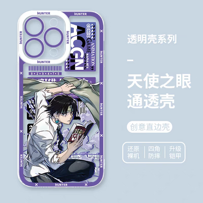 Japanese Anime Hunter X Hunter Anime Fighting Version | Gon Killua Kurapika Chrollo Leorio Matiy Hisoka Morow Meruem 8 Style - iPhone Case PLUS SE2 XS XR X 11 12 13 14 15 16 16e 17 17e Pro Promax 12mini 13mini