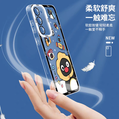 Cute Cartoon Lovely Penguin | Pingu & Friends 8 Styles - Phone Case Samsung Galaxy S26 S25 S24 S23 S22 S21 FE Ultra Edge