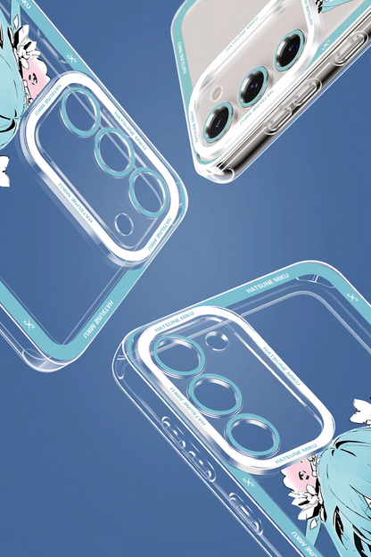 Japan Characters Miku Smile & Cute Version | 8 Styles - Phone Case Samsung Galaxy S26 S25 S24 S23 S22 S21 FE Ultra Edge