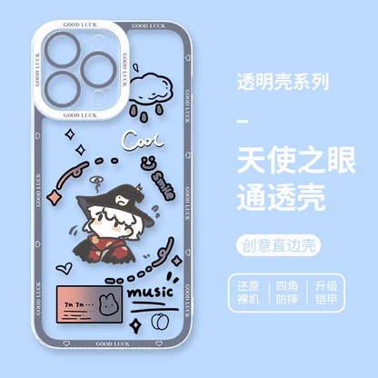 Game Sky Image Cute Drawing Style | Light Child with 8 Styles - iPhone Case 7 8 PLUS SE2 XS XR X 11 12 13 14 15 16 16e 17 Pro Promax 12mini 13mini