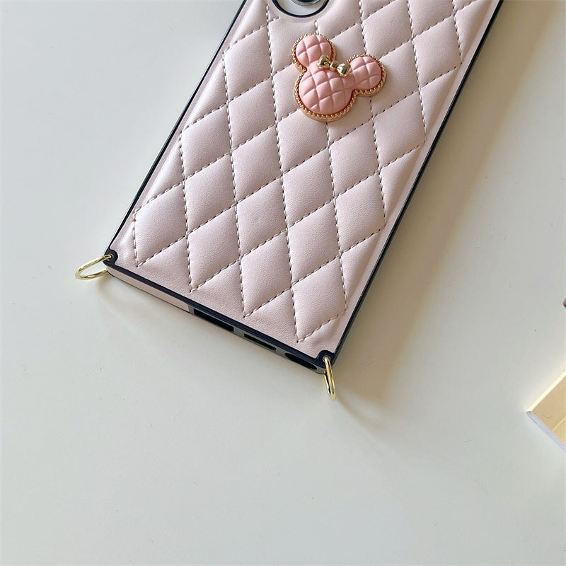 Japan Vintage Style | Minnie Mouse Purple Pink Black White Red Blue - Phone Case Samsung Galaxy S23 S22 S21 Plus Ultra KawaiiGiftLand