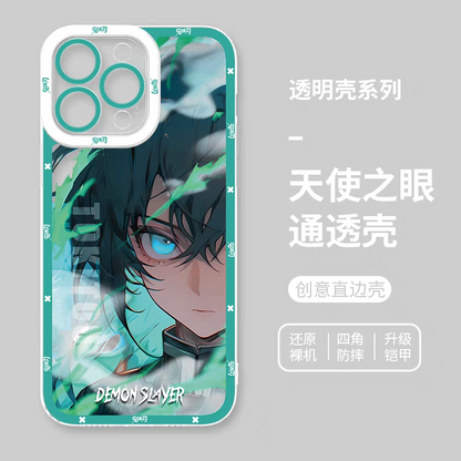 Japanese Anime Kimetsu no Yaiba Demon Slayer Hand Battle Style | Tokito Muichiro - iPhone Case 6 7 8 PLUS SE2 XS XR X 11 12 13 14 15 16 16e Pro Promax 12mini 13mini