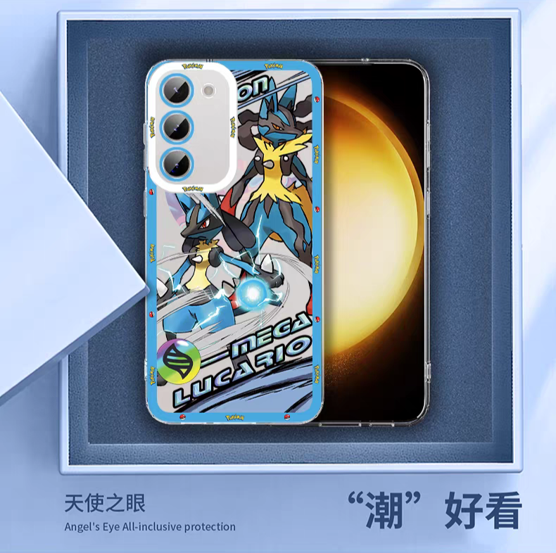 Japan Cartoon Pokemon Mega Evolution Anime | Groudon - Phone Case Samsung Galaxy S25 S24 S 23 S22 S21 FE Ultra Edge