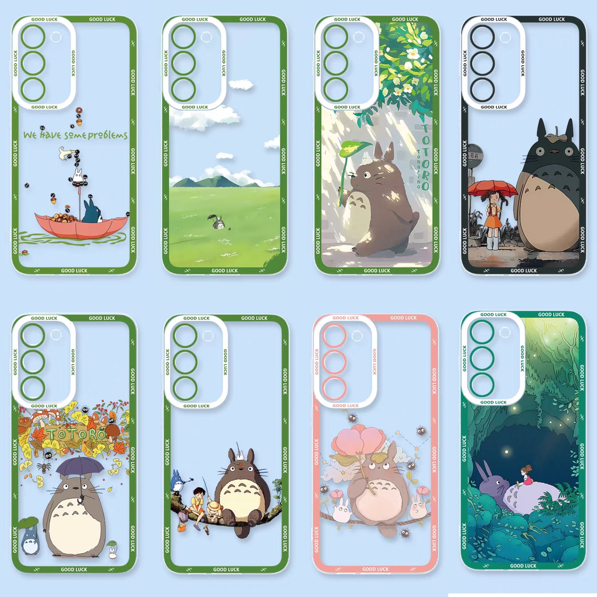 Japanese Cartoon Studio Ghibli | Totoro Part2 8 Styles - Phone Case Samsung Galaxy S26 S25 S24 S23 S22 S21 FE Ultra Edge -  iPhone Case PLUS SE2 XS XR X 11 12 13 14 15 16 16e 17 17e Pro Promax 12mini 13mini