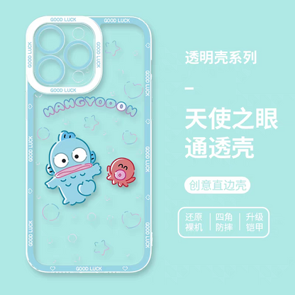 Japan Cartoon Hangyodon | Happy Hangyodon with friend - Phone Case Samsung Galaxy S25 S24 S23 S22 S21 FE Ultra Edge