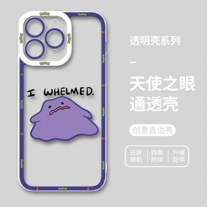 Japan Cartoon Pokemon | Ditto 8 Part1 Styles - iPhone Case PLUS SE2 XS XR X 11 12 13 14 15 16 16e 17 17e Pro Promax 12mini 13mini