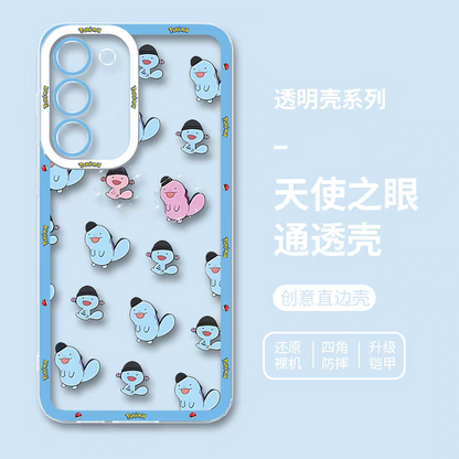 Japan Cartoon Pokemon | Quagsire Wooper Part2 8 Styles - Phone Case Samsung Galaxy S26 S25 S24 S23 S22 S21 FE Ultra Edge