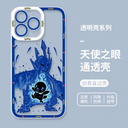 Japan Cartoon Pokemon Evolution Soul Version | Piplup Empoleon - iPhone Case 6 7 8 PLUS SE2 XS XR X 11 12 13 14 15 16 16e Pro Promax 12mini 13mini