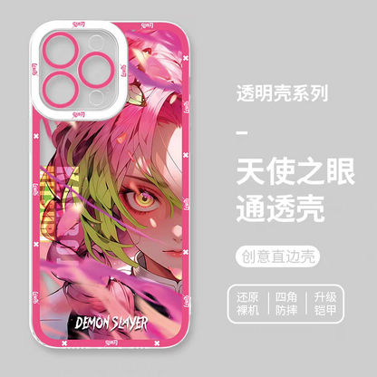 Japanese Anime Kimetsu no Yaiba Demon Slayer Hand Battle Style | Kanroji Mitsuri - iPhone Case 6 7 8 PLUS SE2 XS XR X 11 12 13 14 15 16 16e Pro Promax 12mini 13mini