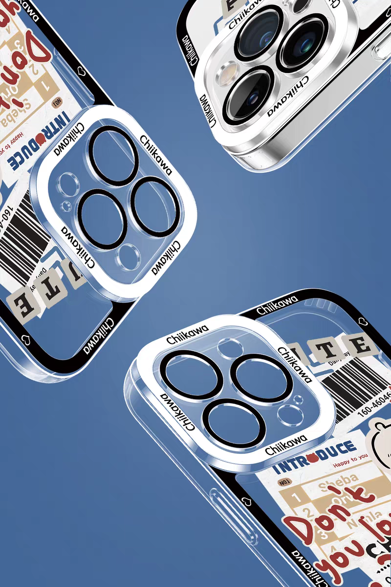 Japanese Cartoon Chiikawa Have Fun Cute Version | Usagi - iPhone Case PLUS SE2 XS XR X 11 12 13 14 15 16 17 Pro Promax 12mini 13mini