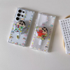 Japan Anime Magnetic Case with Phone Stand | Pajamas & Snacks Crayon Boy - Phone Case Samsung Galaxy S25 S24 S23 S22 Ultra