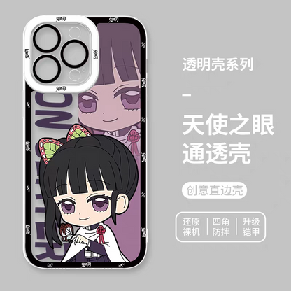 Japanese Anime Kimetsu no Yaiba Demon Slayer | Cute Style Tsuyuri Kanao - iPhone Case 6 7 8 PLUS SE2 XS XR X 11 12 13 14 15 16 16e Pro Promax 12mini 13mini