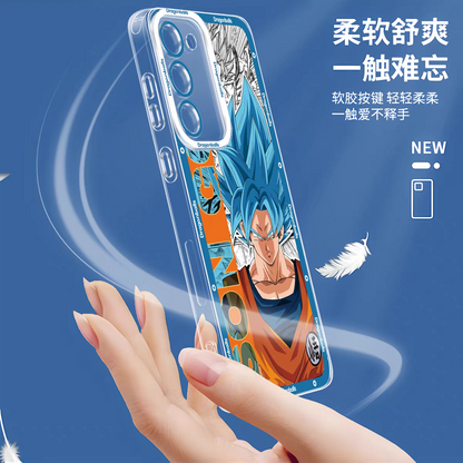 Japanese Anime Dragon Ball Comic Version | Son Goku Vegito Trunks Frieza Android 18 Majin Buu 8 Styles - Phone Case Samsung Galaxy S26 S25 S24 S23 S22 S21 FE Ultra Edge