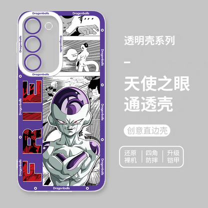 Japanese Anime Dragon Ball Comic Version | Son Goku Vegito Trunks Frieza Android 18 Majin Buu 8 Styles - Phone Case Samsung Galaxy S26 S25 S24 S23 S22 S21 FE Ultra Edge