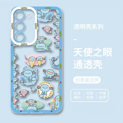 Japan Cartoon Pokemon | Quagsire Wooper Part2 8 Styles - Phone Case Samsung Galaxy S26 S25 S24 S23 S22 S21 FE Ultra Edge