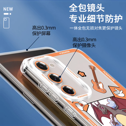 Japan Cartoon Pokemon Rock Band Party | 6 Styles - Phone Case Samsung Galaxy S26 S25 S24 S23 S22 S21 FE Ultra Edge