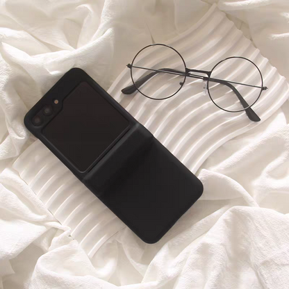 Korea Style Simple Fashion Card Holder Style | Matt 9 Colours - Phone Case Samsung Galaxy Z Flip 4 5 6 7 W24 W23