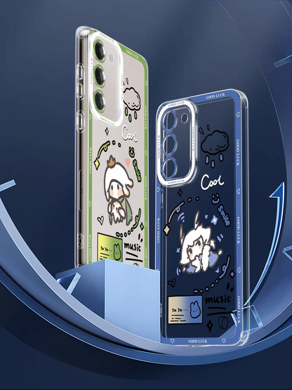 Game Sky Image Cute Drawing Style | Light Child with 8 Styles - Phone Case Samsung Galaxy S26 S25 S24 S23 S22 S21 FE Ultra Edge