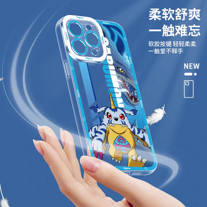 Anime Digimon Digital Monster Version 3 | Piyomon - iPhone Case 7 8 PLUS SE2 XS XR X 11 12 13 14 15 16 16e 17 Pro Promax 12mini 13mini