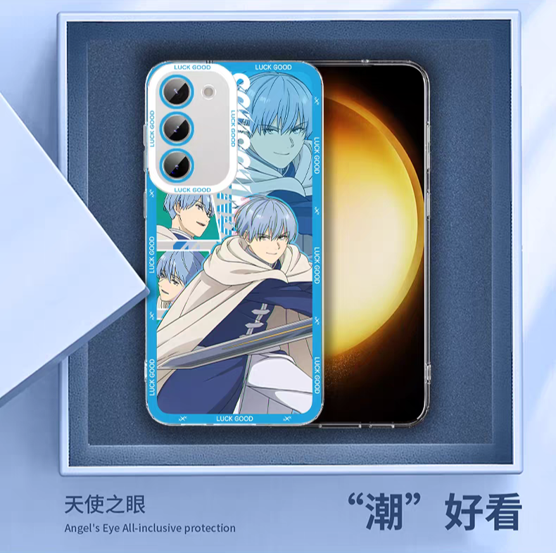 Japanese Anime FRIEREN | Full Screen Himmel - Phone Case Samsung Galaxy S25 S24 S23 S22 S21 FE Ultra