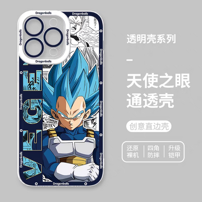 Japanese Anime Dragon Ball Comic Version | Son Goku Vegito Trunks Frieza Android 18 Majin Buu 8 Styles - iPhone Case PLUS SE2 XS XR X 11 12 13 14 15 16 16e 17 17e Pro Promax 12mini 13mini