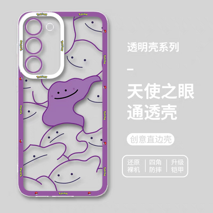 Japan Cartoon Pokemon | Ditto 8 Part1 Styles - Phone Case Samsung Galaxy S26 S25 S24 S23 S22 S21 FE Ultra Edge