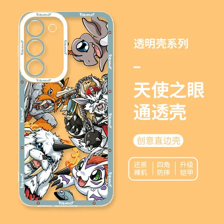 Anime Digimon Digital Monster Evolution Verison | Gomamon - Phone Case Samsung Galaxy S25 S24 S23 S22 S21 FE Ultra