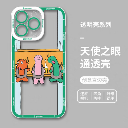 可愛い韓国キャラクター ジョグマンバージョン パート1 | 8スタイル - iPhoneケース PLUS SE2 XS XR X 11 12 13 14 15 16 16e 17 17e 18 Pro Promax 12mini 13mini
