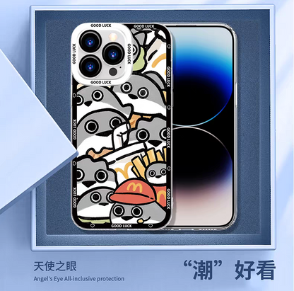 Japan Style Cute Animals Style | Funny Sacabanbaspis Fish Part1 8 Styles - iPhone Case PLUS SE2 XS XR X 11 12 13 14 15 16 16e 17 17e Pro Promax 12mini 13mini