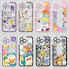 Japan Cartoon Pokemon Group Party Version | Frame & Full Screen 8 Styles - iPhone Case PLUS SE2 XS XR X 11 12 13 14 15 16 16e 17 17e Pro Promax 12mini 13mini