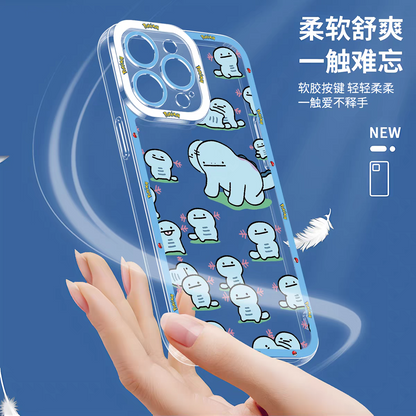 Japan Cartoon Pokemon | Blue Wooper Song - iPhone Case 6 7 8 PLUS SE2 XS XR X 11 12 13 14 15 16 16e 17 Pro Promax 12mini 13mini