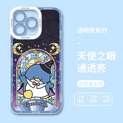 Japan Cartoon Halloween Glass Window Version | Tuxedosam - iPhone Case 6 7 8 PLUS SE2 XS XR X 11 12 13 14 15 16 16e 17 Pro Promax 12mini 13mini