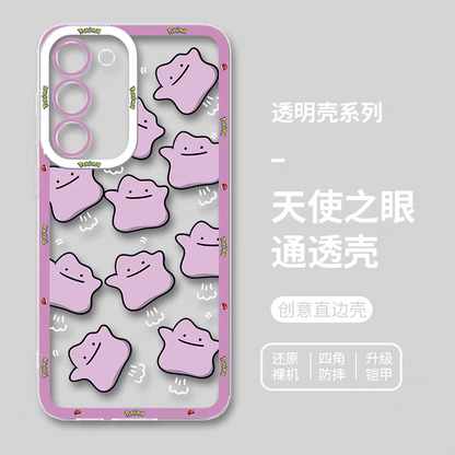 Japan Cartoon Pokemon | Ditto 8 Part1 Styles - Phone Case Samsung Galaxy S26 S25 S24 S23 S22 S21 FE Ultra Edge