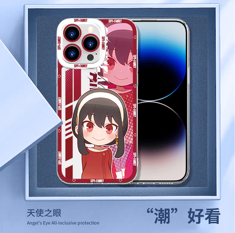 Japan Cartoon SPY Family | Anime Style Yor Forger - iPhone Case 6 7 8 PLUS SE2 XS XR X 11 12 13 14 15 16 16e 17 Pro Promax 12mini 13mini
