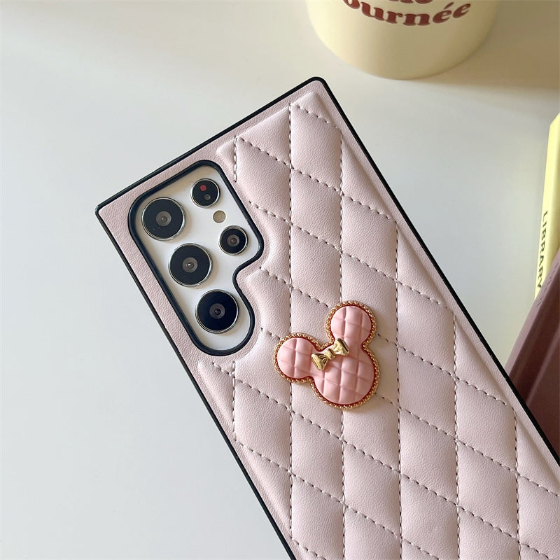 Japan Vintage Style | Minnie Mouse Purple Pink Black White Red Blue - Phone Case Samsung Galaxy S23 S22 S21 Plus Ultra KawaiiGiftLand