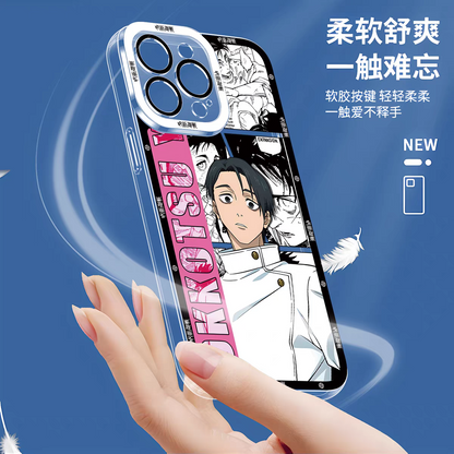 Japanese Anime Jujutsu Kaisen Comic Style | Kugisaki Nobara Higuruma Hiromi Hakari Kinji Zenin Maki 4 Styles - iPhone Case PLUS SE2 XS XR X 11 12 13 14 15 16 16e 17 17e Pro Promax 12mini 13mini