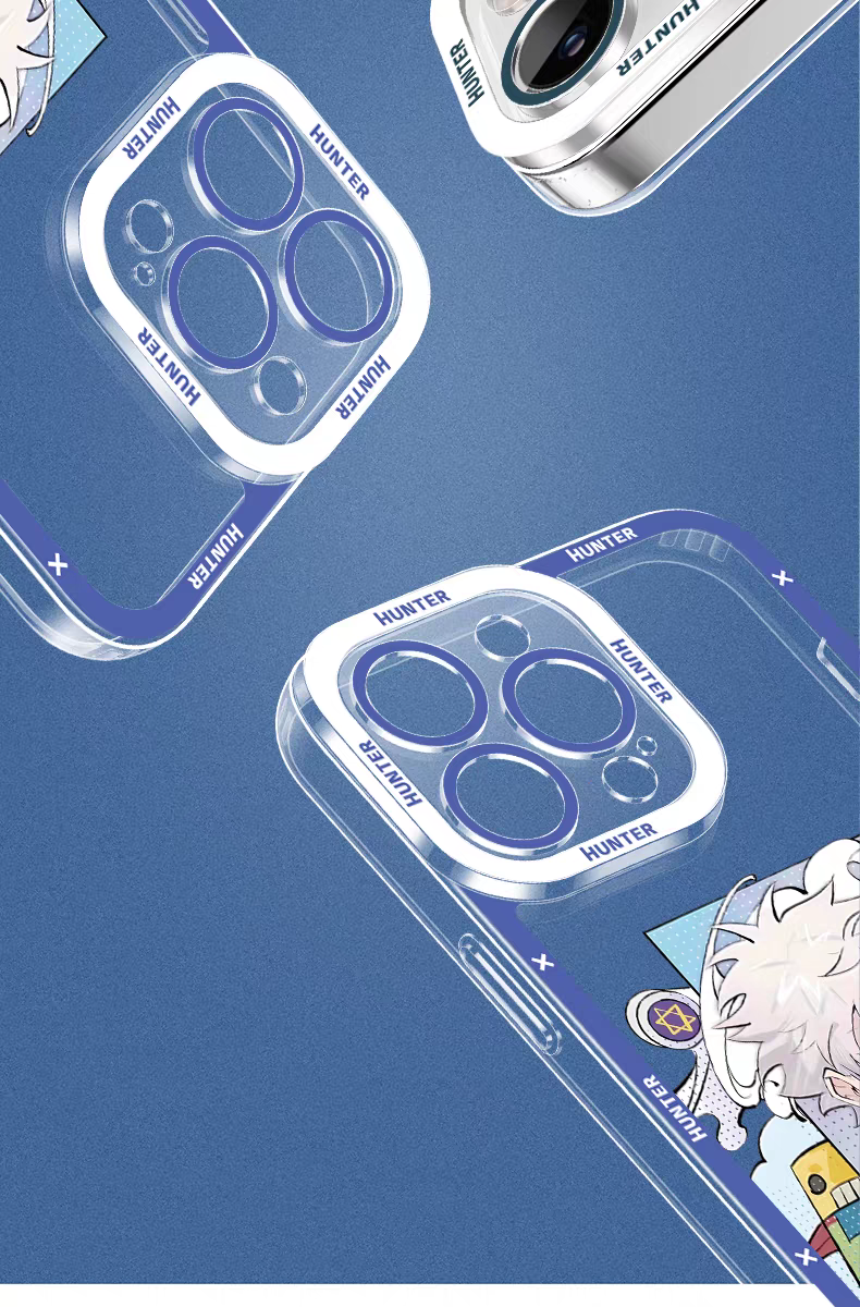 Japanese Anime Hunter X Hunter Formal Dress Version | Killua Gon Hisoka Morow Leorio Kurapika Chrollo Sharunaaku Irumi Feitan 9 Styles - iPhone Case PLUS SE2 XS XR X 11 12 13 14 15 16 16e 17 17e Pro Promax 12mini 13mini