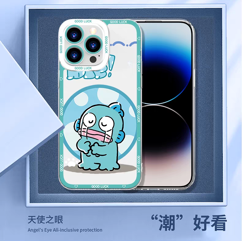 Japan Cartoon Hangyodon | Cartoon Pajamas - iPhone Case PLUS SE2 XS XR X 11 12 13 14 15 16 17 Pro Promax 12mini 13mini