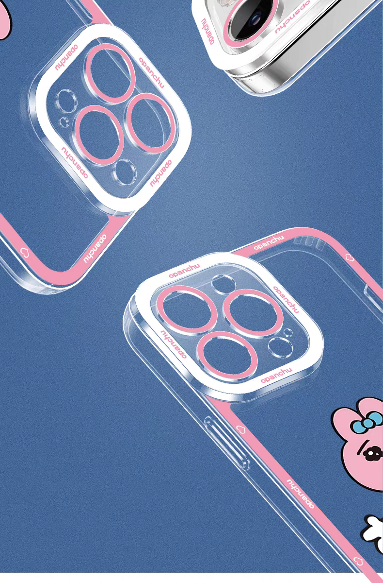 Cute Japanese Character Opanchu Usagi | Feeding Birds - iPhone Case PLUS SE2 XS XR X 11 12 13 14 15 16 17 Pro Promax 12mini 13mini