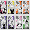 Japanese Anime Dragon Ball Comic Colour Background Version | Son Goku Vegeta Son Gohan Trunks Majin Buu Black Frieza Android 17 8 Styles - iPhone Case PLUS SE2 XS XR X 11 12 13 14 15 16 16e 17 17e Pro Promax 12mini 13mini