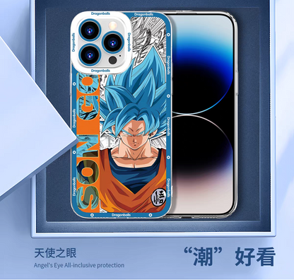 Japanese Anime Dragon Ball Comic Version | Son Goku Vegito Trunks Frieza Android 18 Majin Buu 8 Styles - iPhone Case PLUS SE2 XS XR X 11 12 13 14 15 16 16e 17 17e Pro Promax 12mini 13mini