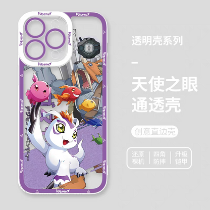 Japanese Cartoon Digimon Adventure Digital Monster Digivice Version | Gomamon - iPhone Case 6 7 8 PLUS SE2 XS XR X 11 12 13 14 15 16 16e 17 Pro Promax 12mini 13mini