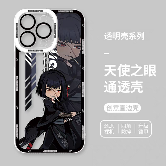 Game Character Limbus Company Drawing Style | Ryoshu Ancient Costumes - iPhone Case PLUS SE2 XS XR X 11 12 13 14 15 16 17 Pro Promax 12mini 13mini