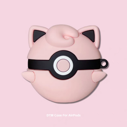 Japan Cartoon Pokemon Anime | Mewtwo Bulbasaur Growlithe Jigglypuff Pokemon Ball Snoriax Lucario Garchomp Rayquaza - AirPods AirPodsPro AirPods3 AirPods4 Case