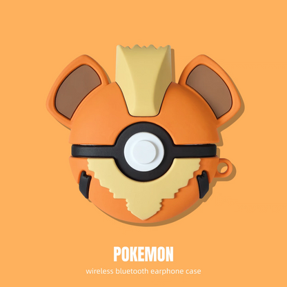 Japan Cartoon Pokemon Anime | Mewtwo Bulbasaur Growlithe Jigglypuff Pokemon Ball Snoriax Lucario Garchomp Rayquaza - AirPods AirPodsPro AirPods3 AirPods4 Case
